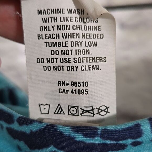 Under Armour Buckle Women's Blue Tie Dye Leggings Alpha Active Tights Cropped UA - Picture 11 of 14